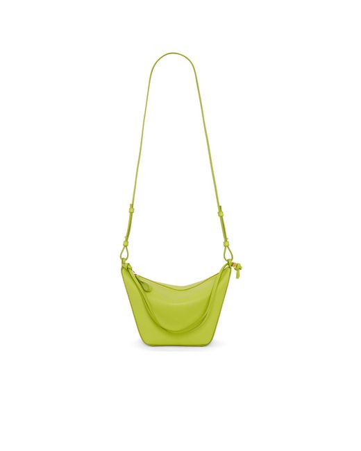 Loewe Green Mini Hammock Hobo Bag