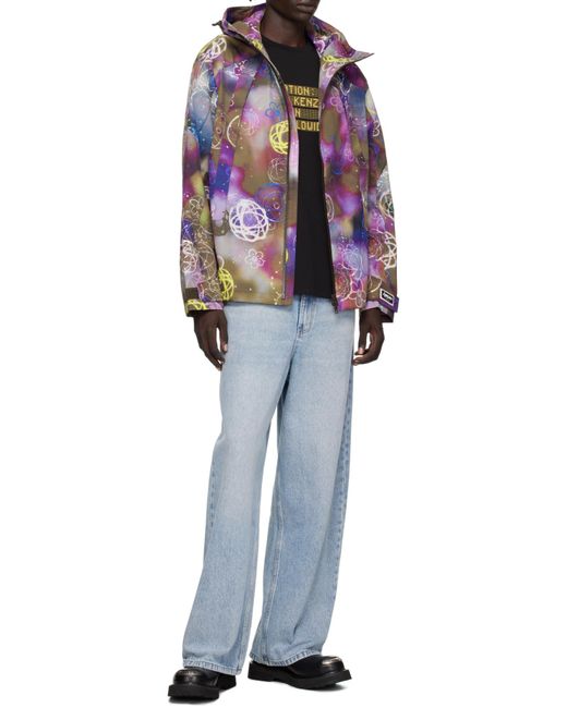 KENZO Purple X Futura 2000 Short Windbreaker for men