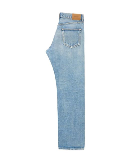 Saint Laurent Blue Loose-Fit Mid-Rise Jeans for men