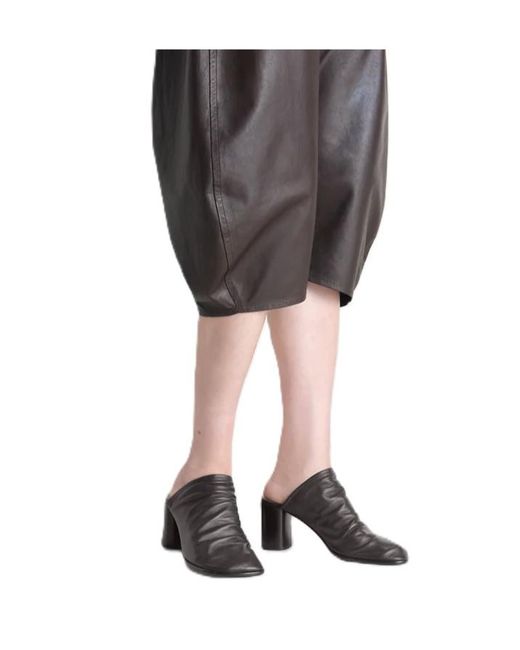 Lemaire Black Glove Mules