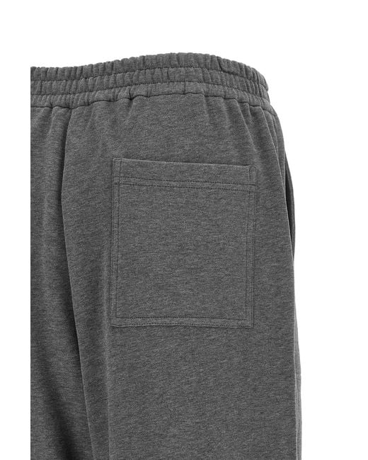 Brunello Cucinelli Gray Elastic Waist Casual Pants