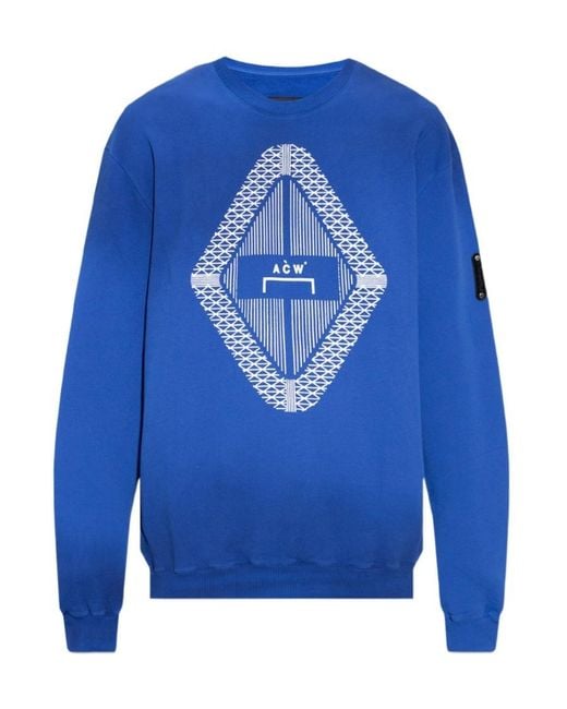 A_COLD_WALL* Blue A-Cold-Wall* Crew Neck Sweater for men