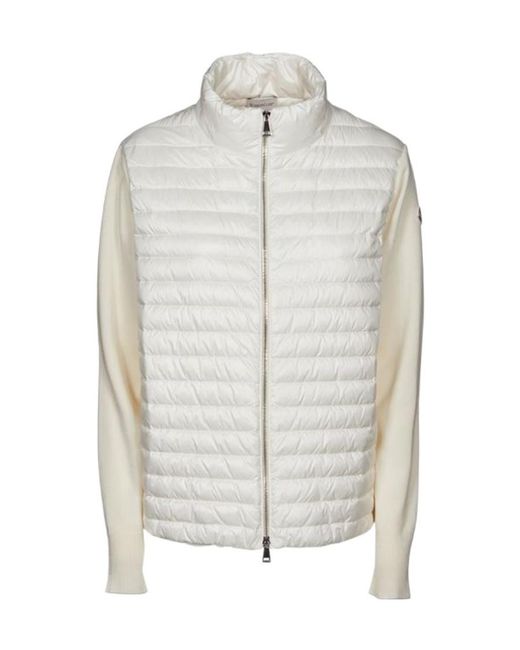 Moncler Gray Logo Down Jacket