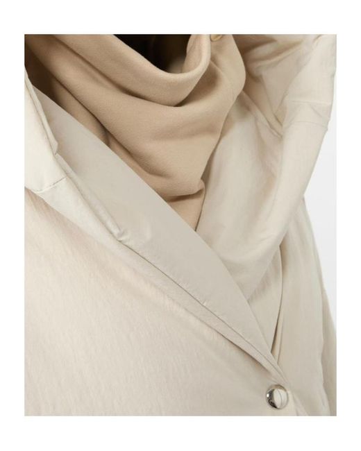 Sportmax Natural Long-Sleeved Padded Jacket