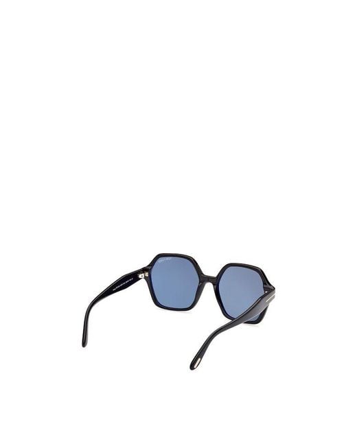 Tom Ford Blue Eyewear Geometric Frame Sunglasses