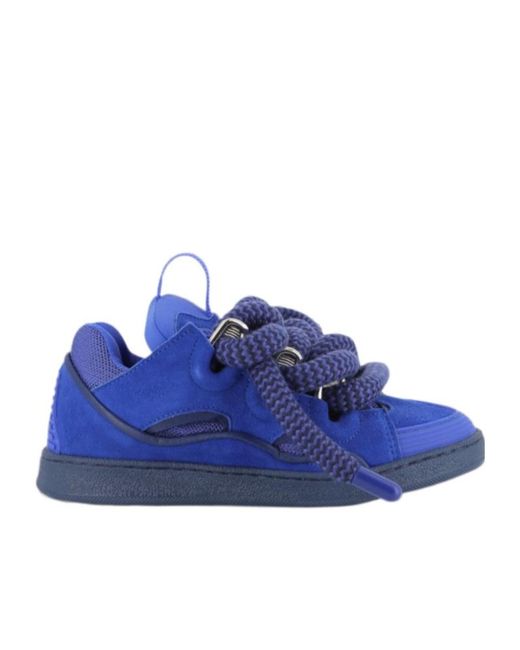 Lanvin Blue Curb Sneakers