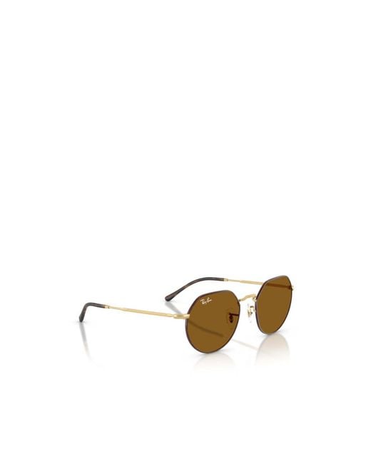 Ray-Ban Brown Jack Sunglasses for men