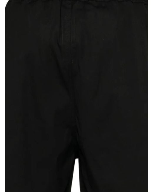 Rick Owens Black Wide-Leg Shorts for men
