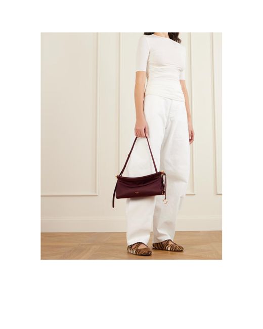 Alaïa Purple Alaïa Le Click East West Medium Bag