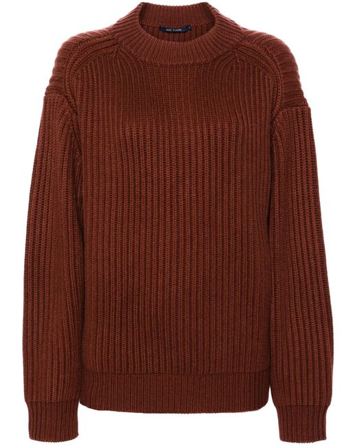 Sofie D'Hoore Brown Rib Sweater