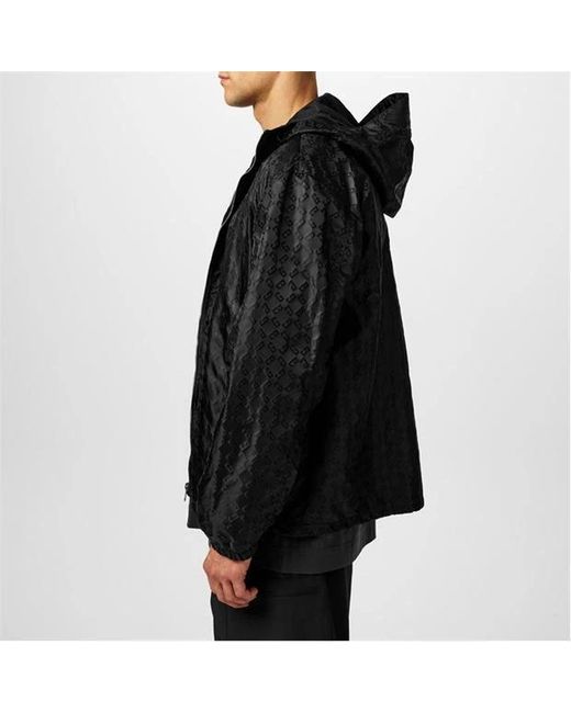 Givenchy Black Logo Hooded Casual Jacket for men