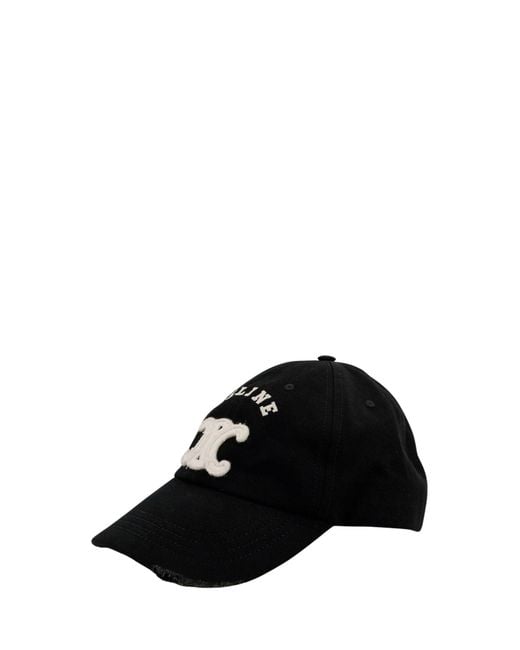 Céline Black Vivienne Cap for men