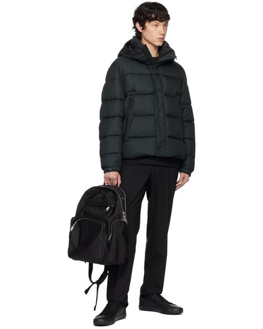 Boss Black Boss Logo Plaque Zip-Up Backpack for men