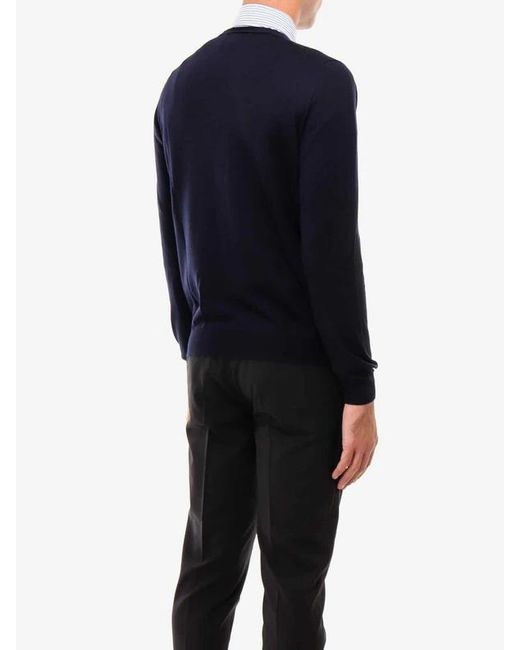 Gran Sasso Brown V-Neck Cardigan for men