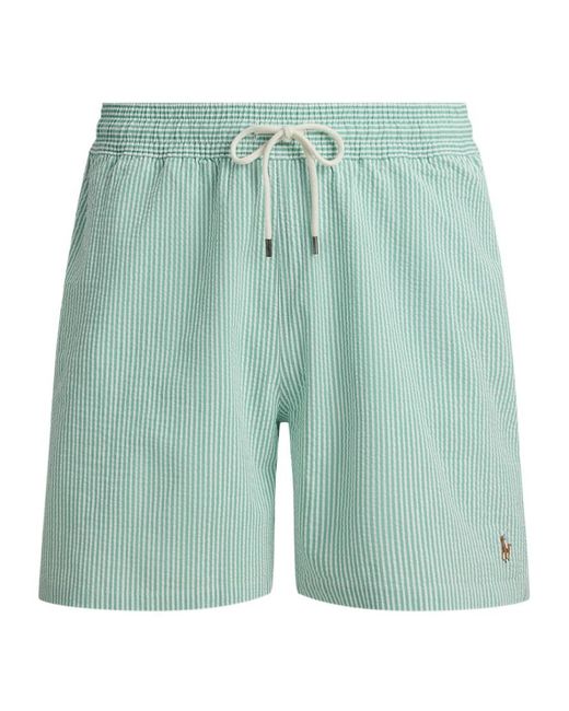 Polo Ralph Lauren Green Drawstring Swimming Trunks for men