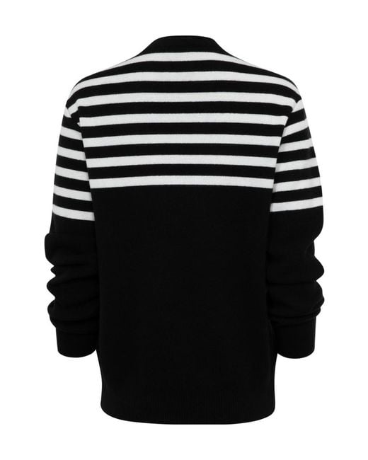 Givenchy Black 4G Striped Sweater