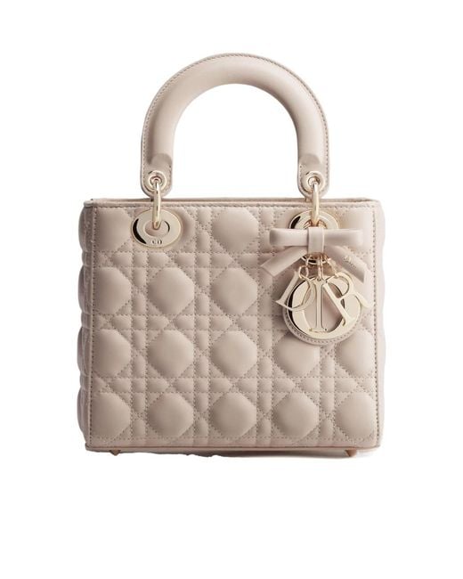 Dior Natural Small Lady Bag With Strap