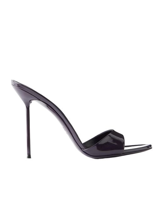 Paris Texas White Lidia 105 Patent-Leather Sandals