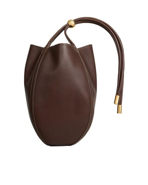 Céline Brown Small Drop Bucket