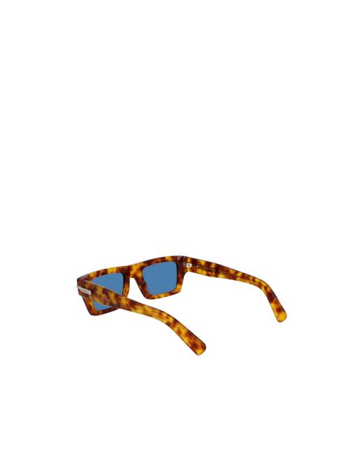 Ferragamo Blue Ferragamo Eyewear Rectangle Frame Sunglasses for men