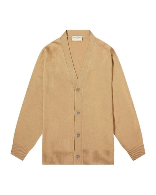 Officine Generale Natural Long-Sleeved Cardigan for men