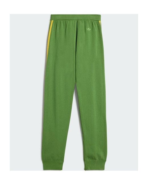 Adidas by Wales Bonner Green Elastic Waist Knitted Sweatpants for men