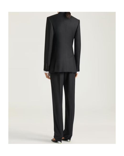 Givenchy Black Striped Skinny Pants