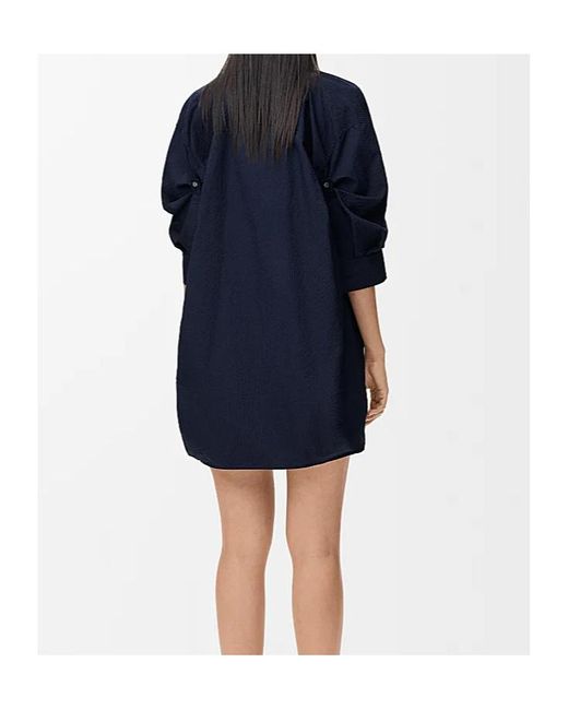 Loewe Blue Draped Dress