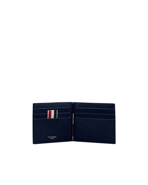 Thom Browne Blue Pebble Pattern Wallet for men