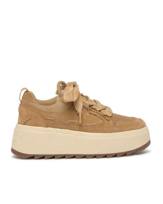 Ash Natural Movie Calf Suede Camel/Eggnug