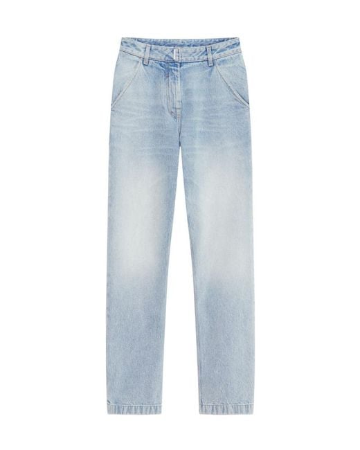 Givenchy Blue Oversized Boyfriend Jeans