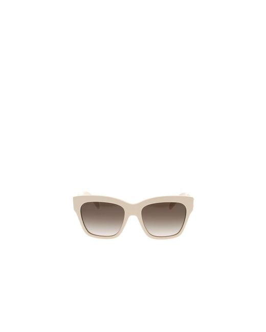 Céline White Logo Sunglasses
