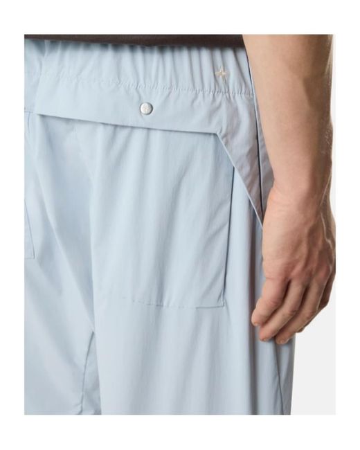 Stone Island Blue Stellina Regular-Fit Technical Pants for men