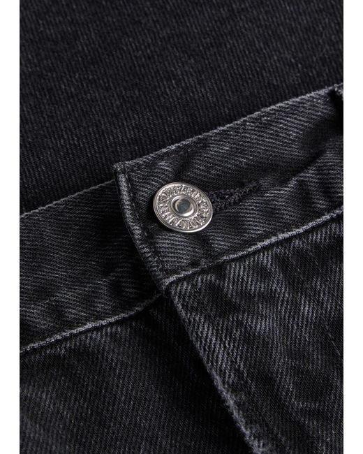 Citizens of Humanity Black Miro Barrel-Leg Jeans