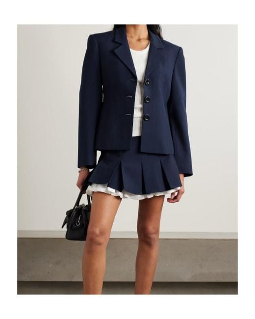 ShuShu/Tong Blue Long-Sleeved Suit Jacket