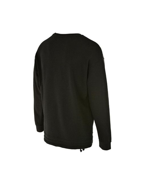 Emporio Armani Black Logo Long-Sleeved Sweater for men