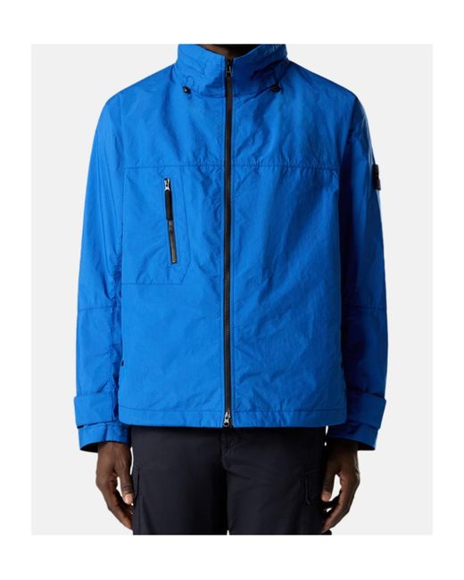 Stone Island Blue Metal Lamina Ripstop Jacket for men