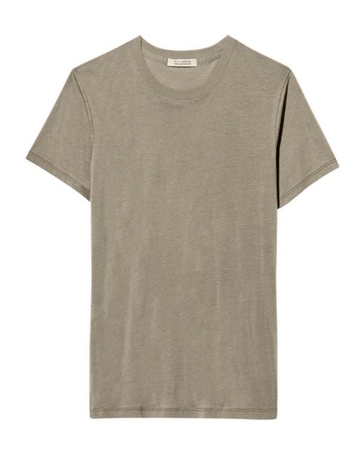Nili Lotan Gray Short-Sleeved T-Shirt