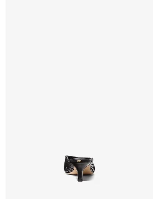 MICHAEL Michael Kors Black Pointed-Toe High-Heeled Sandals