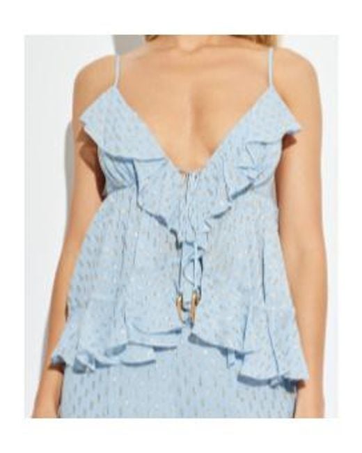 Zimmermann Blue Top With Lurex Thread