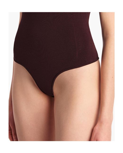 Khaite Black Toto Sleeveless Knitted Bodysuit