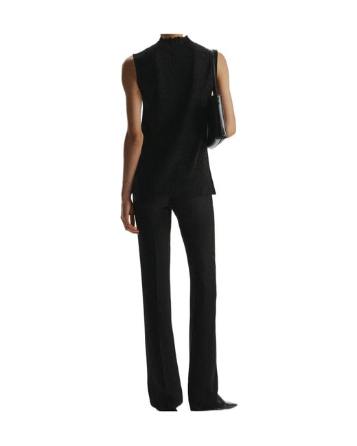 The Row Black Oakson Top