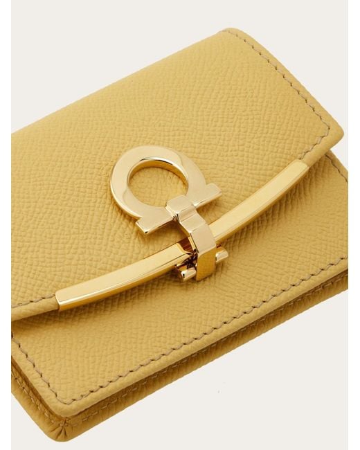 Ferragamo Natural Logo Wallet
