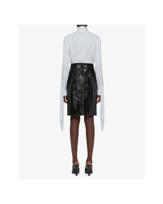 Givenchy White Monogram 72 Jacquard Blouse