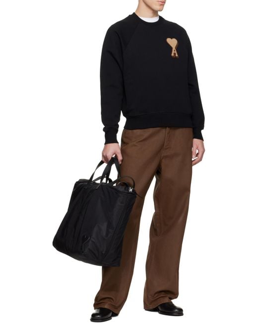 AMI Black Sweatshirts for men