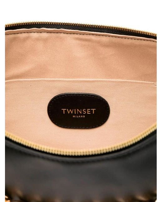 Twinset Black Liliane Chain Shoulder Bag
