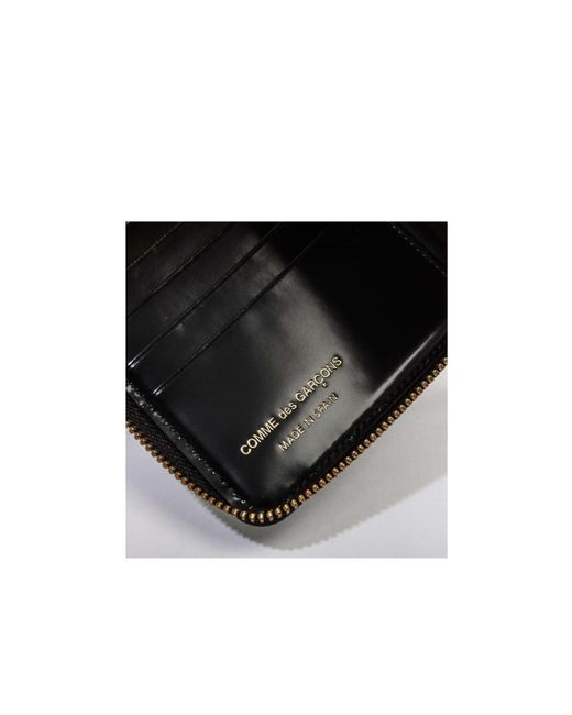 Comme des Garçons Black Comme Des Garçons Wallet Polka Dot Embossed Wallet for men