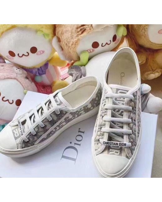 Dior White Walk'N' Sneaker