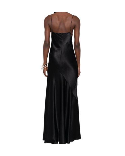 Alberta Ferretti Black Cami Dress