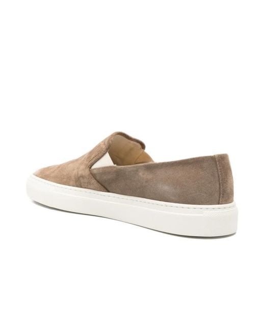 Common Projects Brown Low-Top Minimalist Sneakers for men